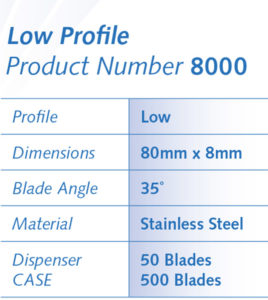 Sapphire Low Profile Histology Blade Specs